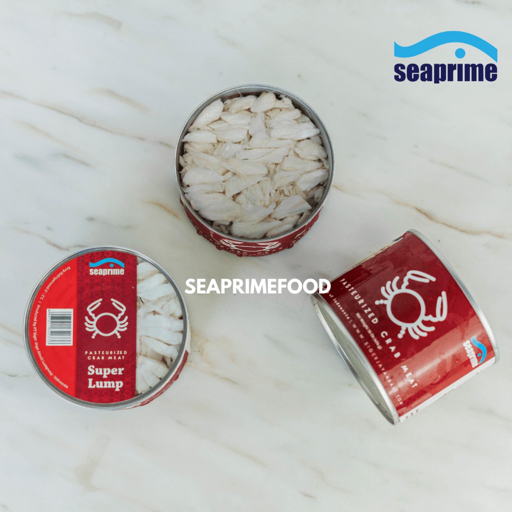 Seaprime Pasteurised Crab Meat Super Lump / Daging Rajungan / Kepiting