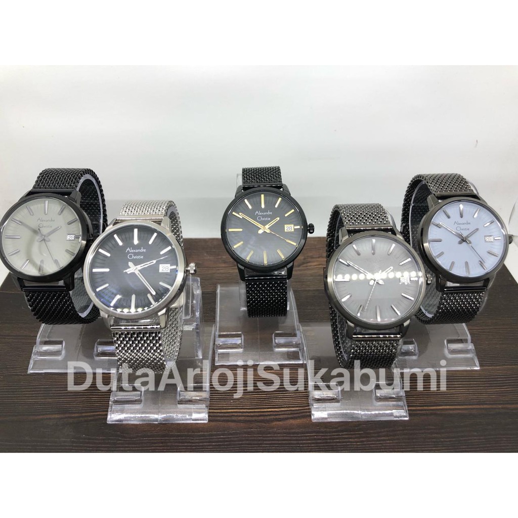 Jam Tangan Pria Alexandre Christie 8640MD Tali Pasir
