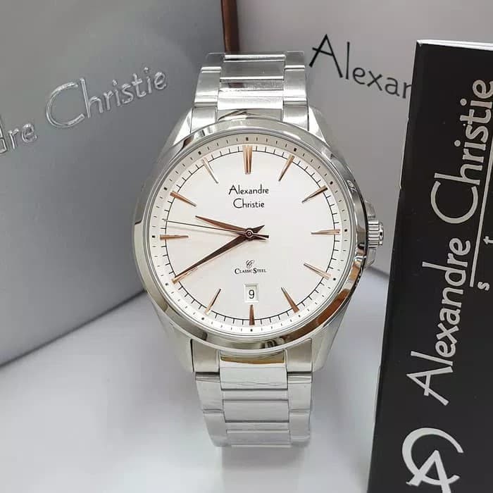 ORIGINAL Jam Tangan Pria Alexandre Christie AC 8580 / AC8580 Garansi 1 Tahun