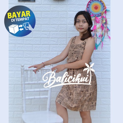 Balicihui Dress Kipir Pendek Bali Dress Etnik Nyaman