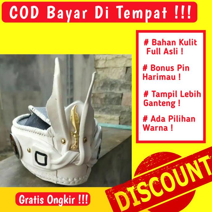 Promo Blangkon Iket Kepala Sunda Siliwangi Kulit Asli Domba Ikat Sunda