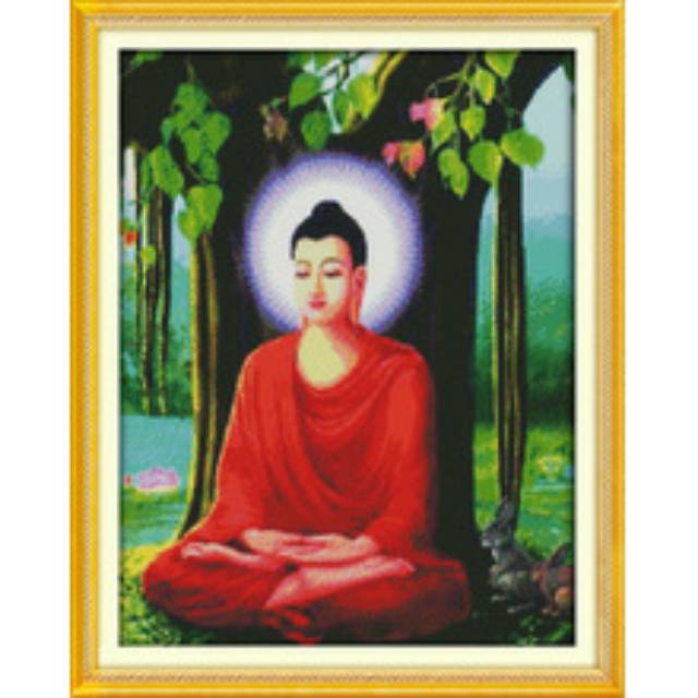 Paket kristik cross stitch budha gautama