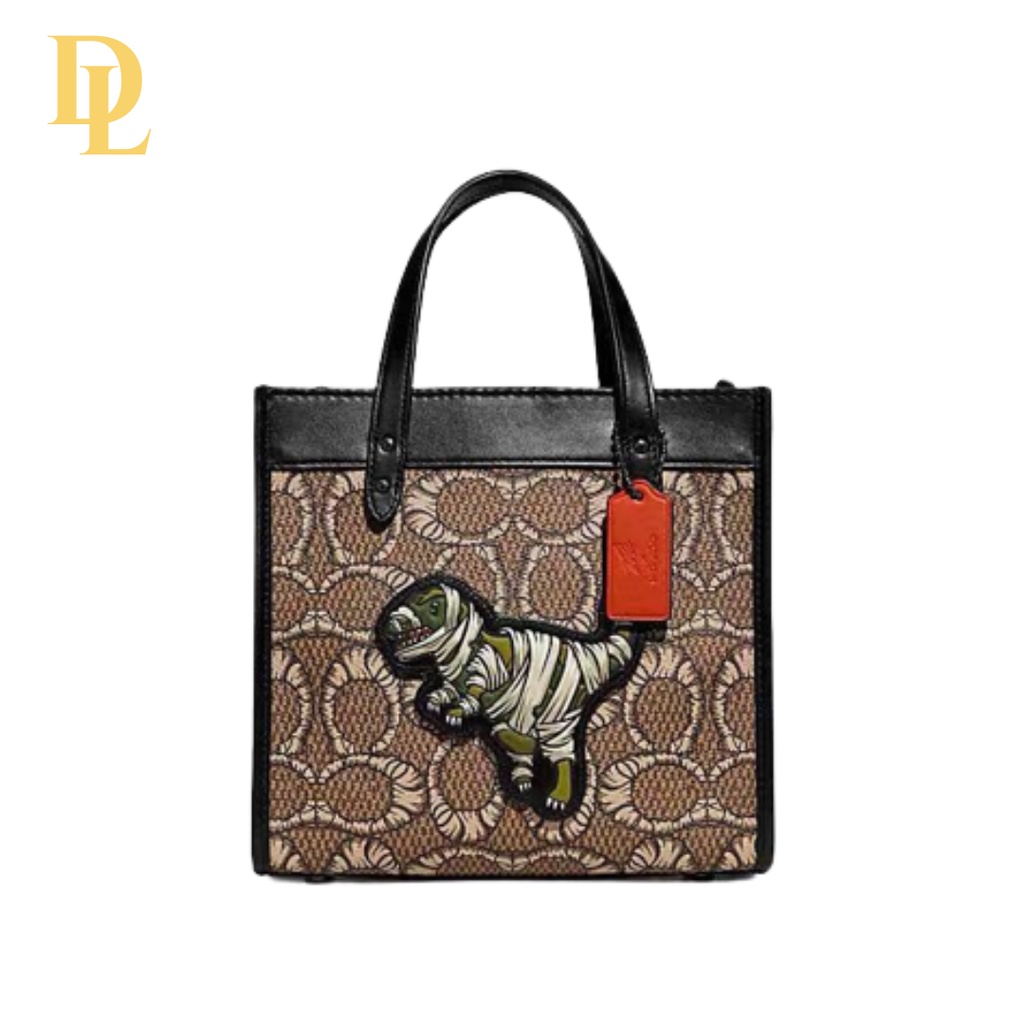 Coach X Michael B. Jordan Field Tote 22 In Mummified Signature Canvas (C6971)