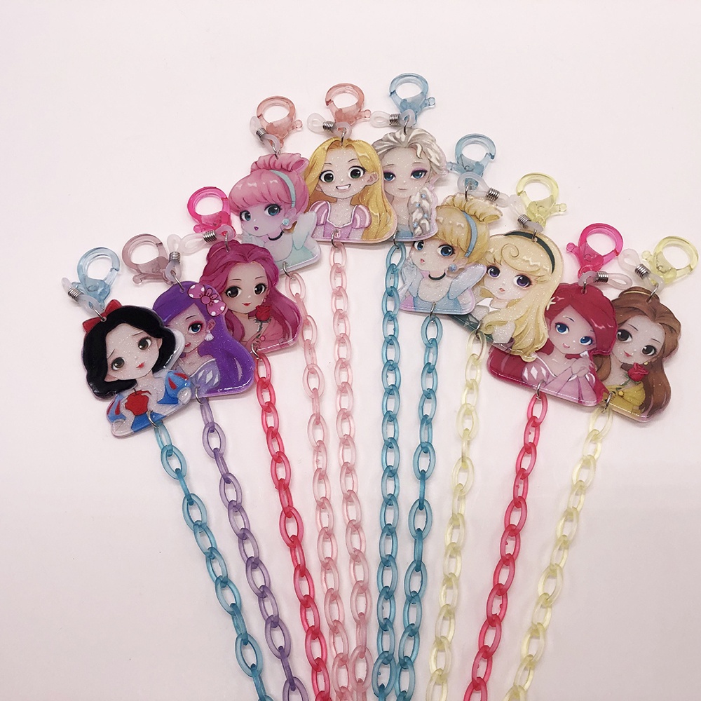 Tali Lanyard Extender Masker Bahan Akrilik Anti slip Ukuran 61CM Untuk Anak Perempuan