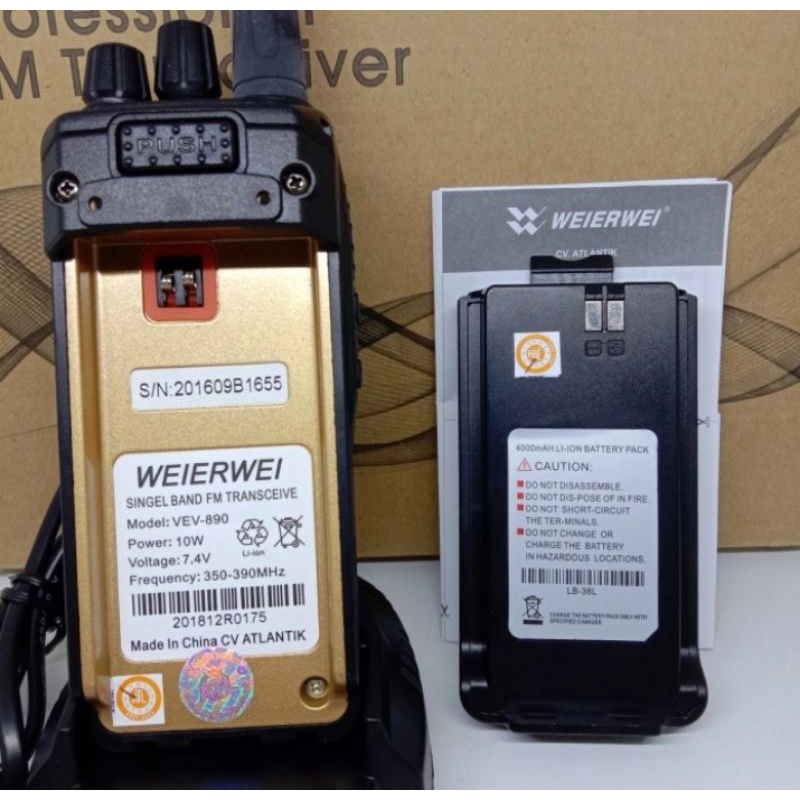 Ht weierwei vev 890 10 watt original murah