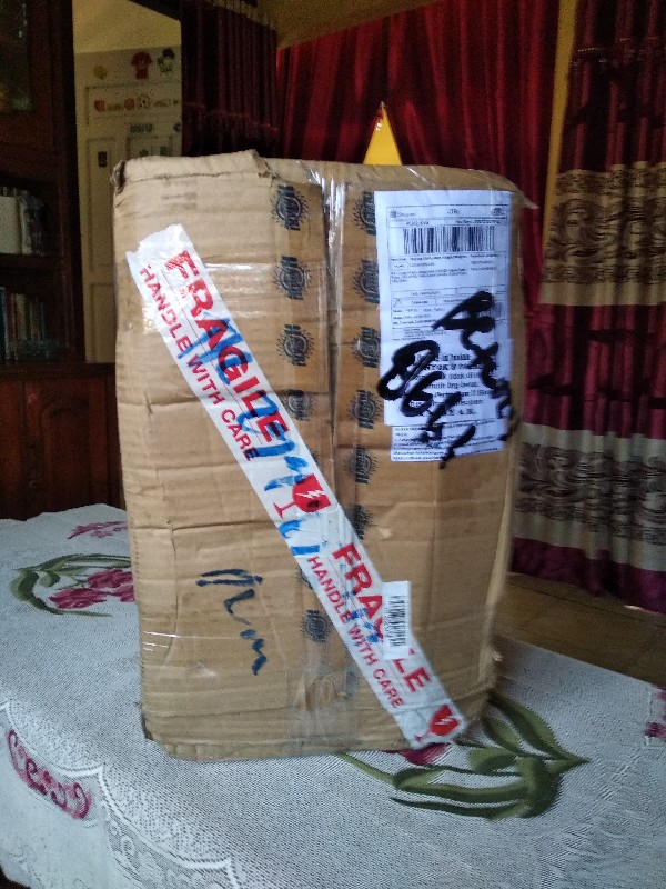 Tempat Sampah Square Tutup Goyang Coklat Lucky Star 25 Lt