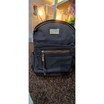 Tas Ransel Belleza Warna Coklat Gelap Preloved