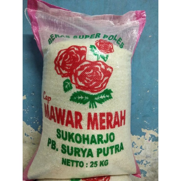 

beras mawar merah