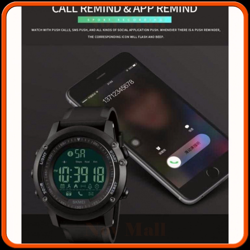 SKMEI Jam Tangan Olahraga Smartwatch Bluetooth SM409