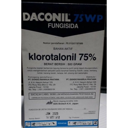 Daconil 75wp 500gram