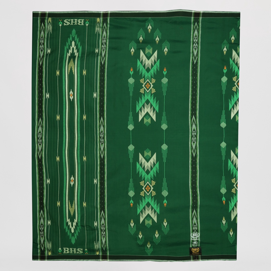 Sarung BHS Masterpiece Gold Motif Songket Idaman Diamond Hijau // BHS MASTERPIECE SID