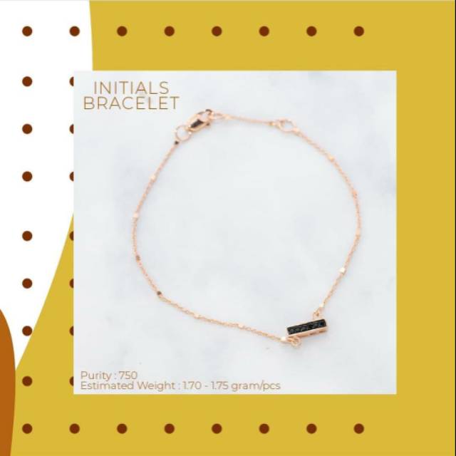 Pst01133456 gelang emas kadar 750 1.70 gram