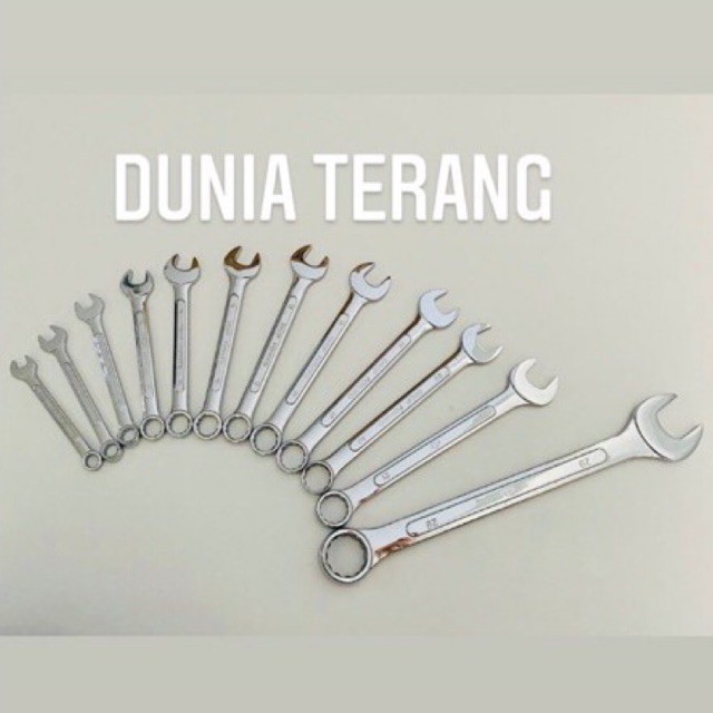 Kunci Ring Pas 17 mm - Kunci Kombinasi 17mm - Combination Spanner