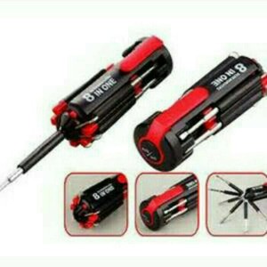 Multi Screwdriver Torch 8 IN ONE With PowerFul Torch Harga Murah