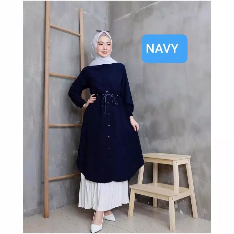 tunik trendtunik muslimah/elegan/tunik kekinian/pakaian wanita/Norah long/tunik terbaru 2021