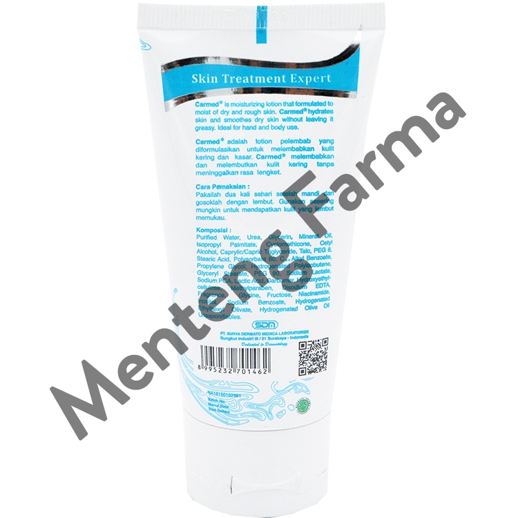 Carmed Moisturizing Lotion 50 mL - Pelembab Kulit Kering dan Kasar