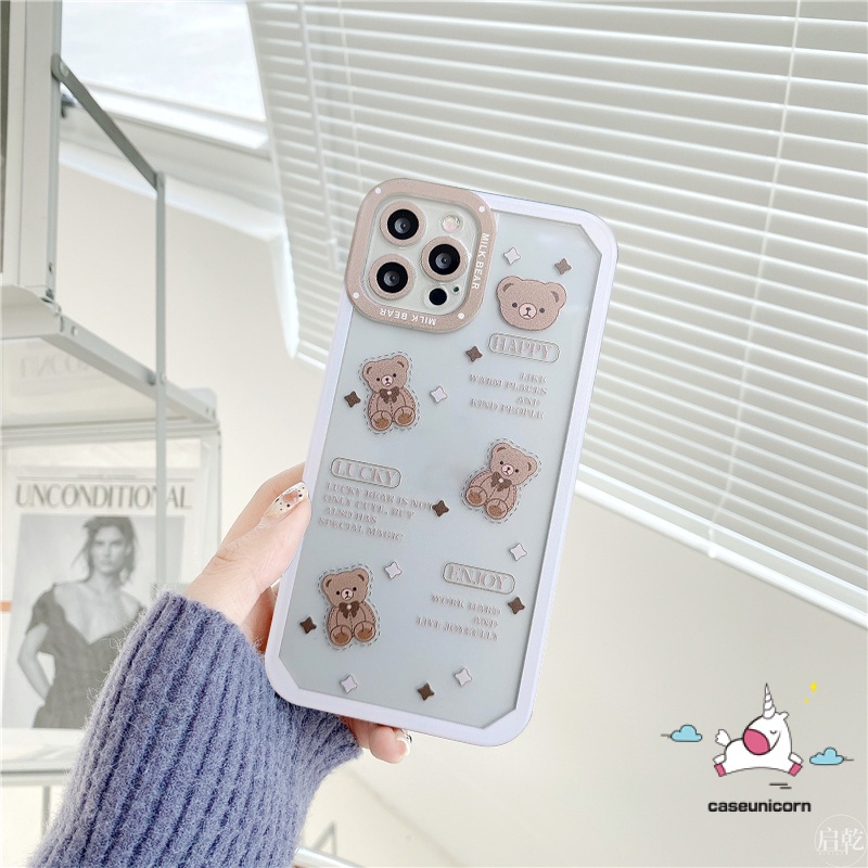 Soft Case Tpu Transparan Shockproof Motif Kartun Boneka Beruang Untuk Infinix Smart 6 5 11s 10 Play