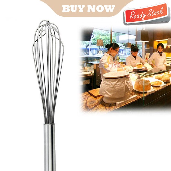 PREMIUM Kocokan Telur Full Stainless 22inch Egg whisk HEAVY DUTY 55cm