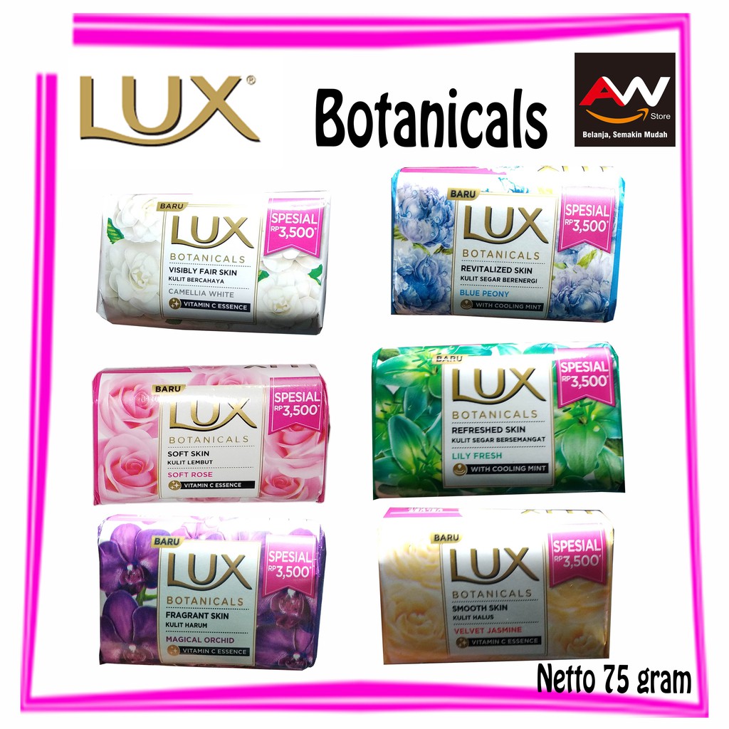 Lux Sabun Batang Botanicals 75 Gram
