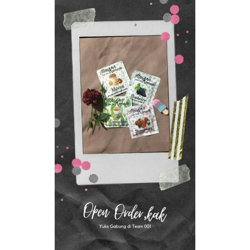 Masker komedo dan peel off mask siska chic
