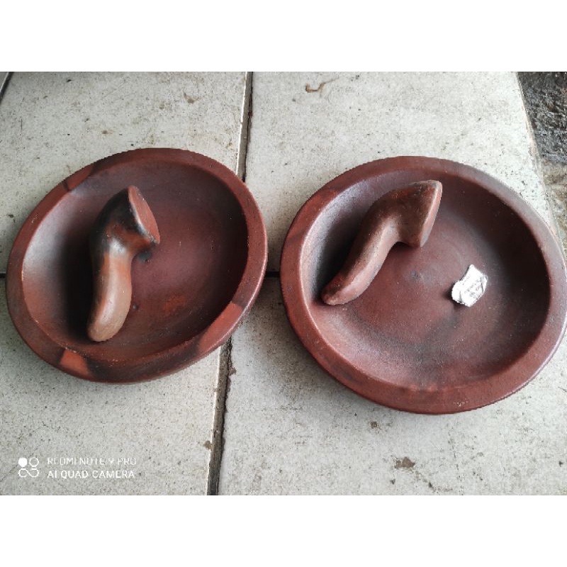 Cobek/Coet Tanah liat uk 25 cm+ ulekan tanah liat