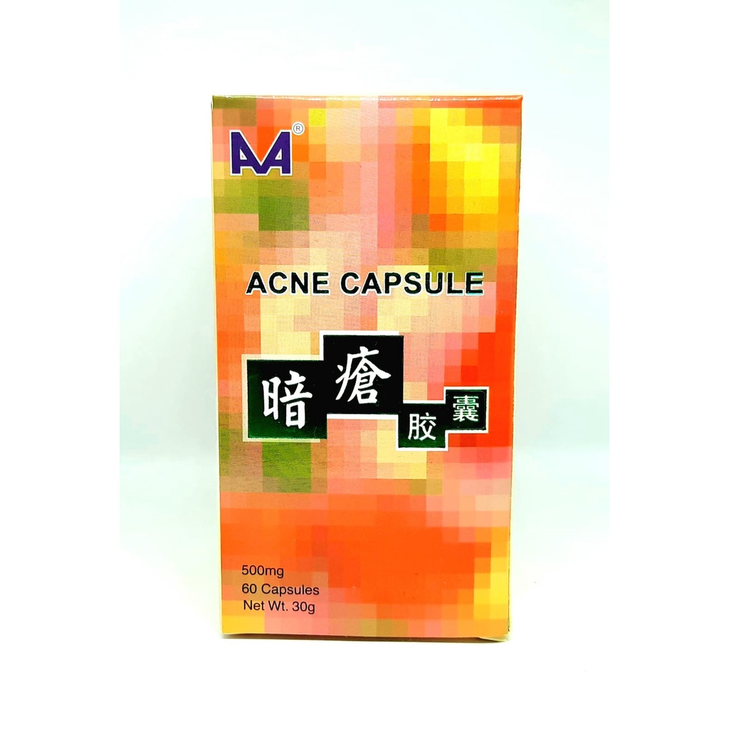 ACNE CAPSULE obat jerawat paling ampuh darah kotor dijamin 100% asli original