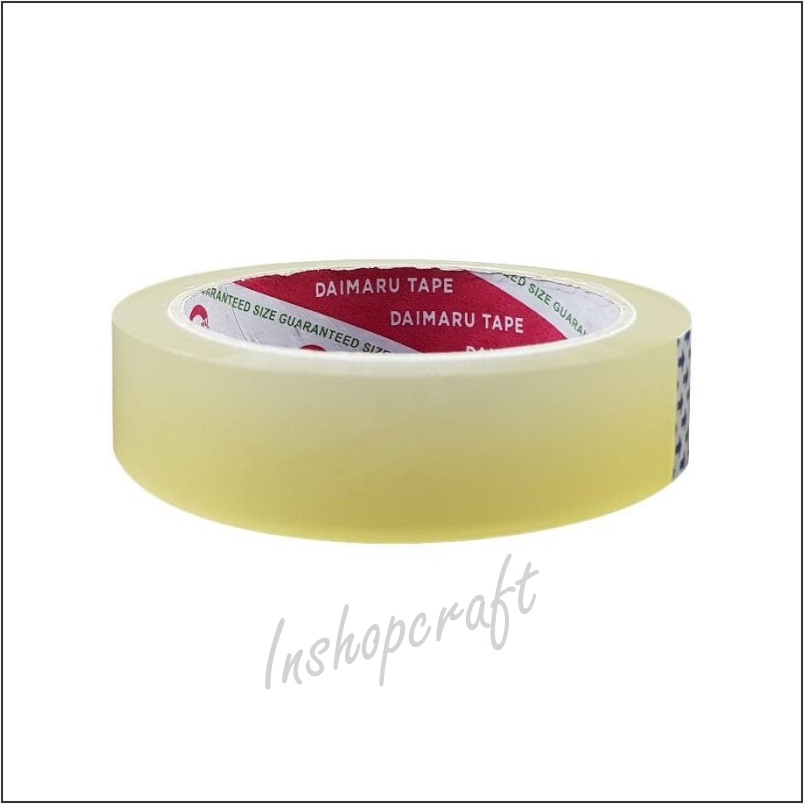 

Solasi Bening Sedang Daimaru Tape Ukuran 24mm x 72mm Murah [INSHOP]