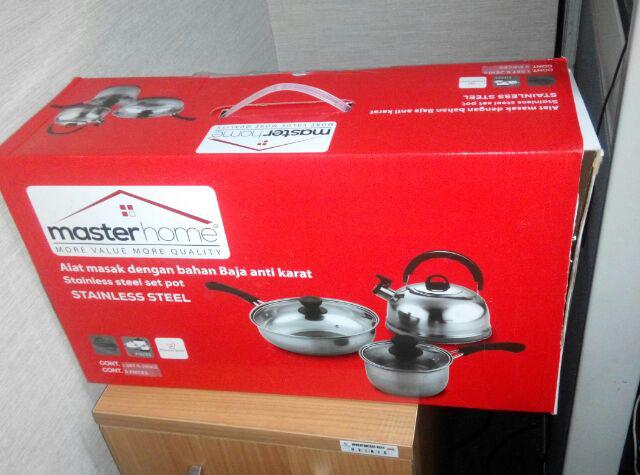 Panci Set + Teko Full Stainless Steel Master Home Panci Set + Teko Full Stainless Steel Master Home
