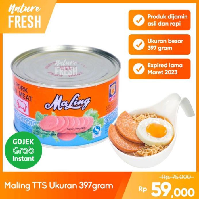 

MAKANAN KALENG DAGING - HAM KALENG MALING PORK TTS - PORK LUNCHEON 397