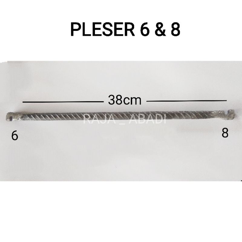 pleser / penekuk besi begel / fleser ukuran 6 dan 8