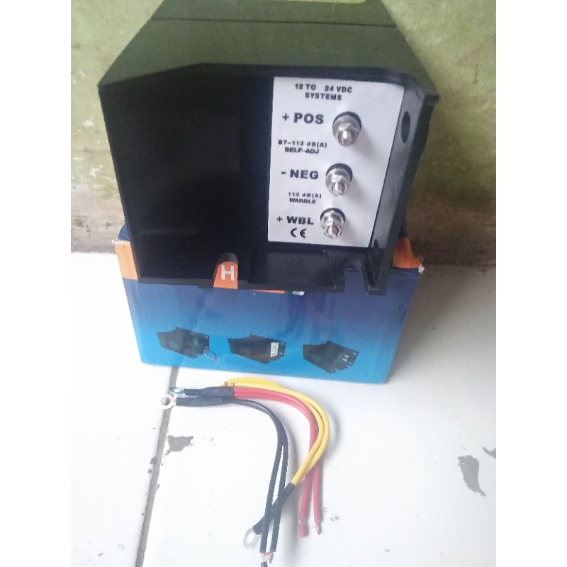 alarem truk 3 suara seins mundur rem 12-24 volt