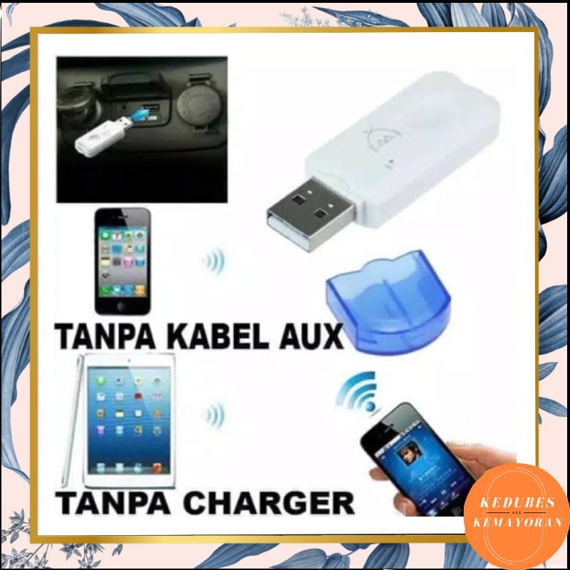 Wireless Bluetooth Tanpa Kabel Music Receiver dongle