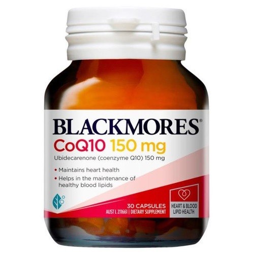 Blackmores CoQ10 150mg Coenzyme Blackmore Black Mores More Co Q CoQ Q10 10 150 mg 30 capsules kapsul