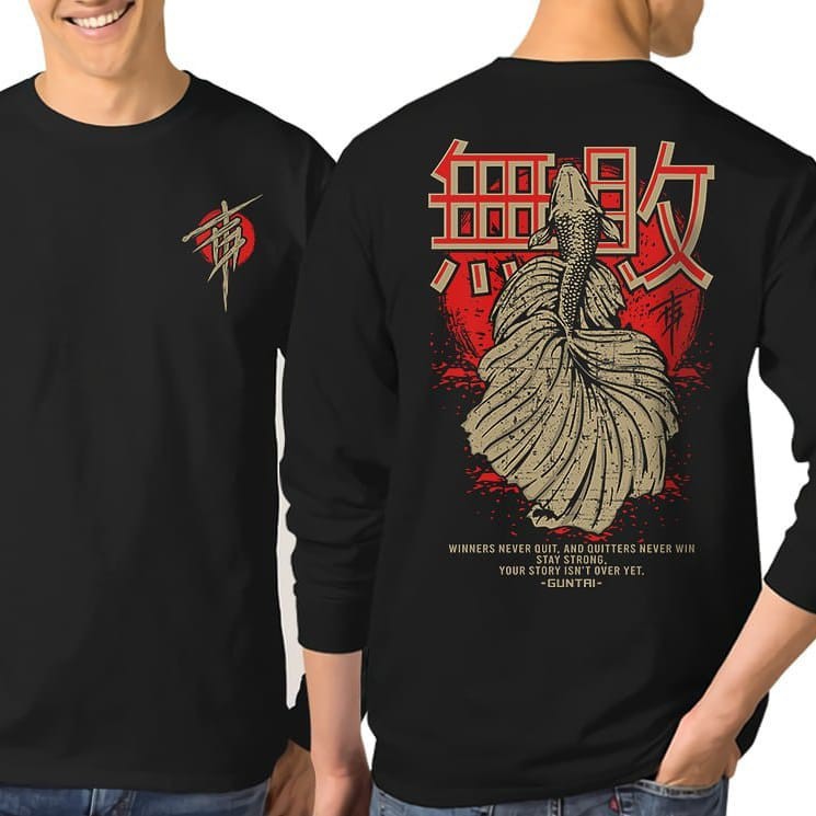 Kaos / T-shirt Guntai Lengan Panjang | GT 28