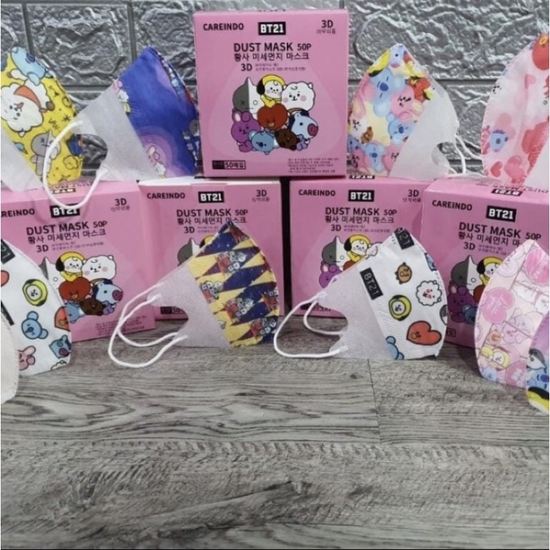 Masker Anak Duckbill Karakter  Disposable Face Mask