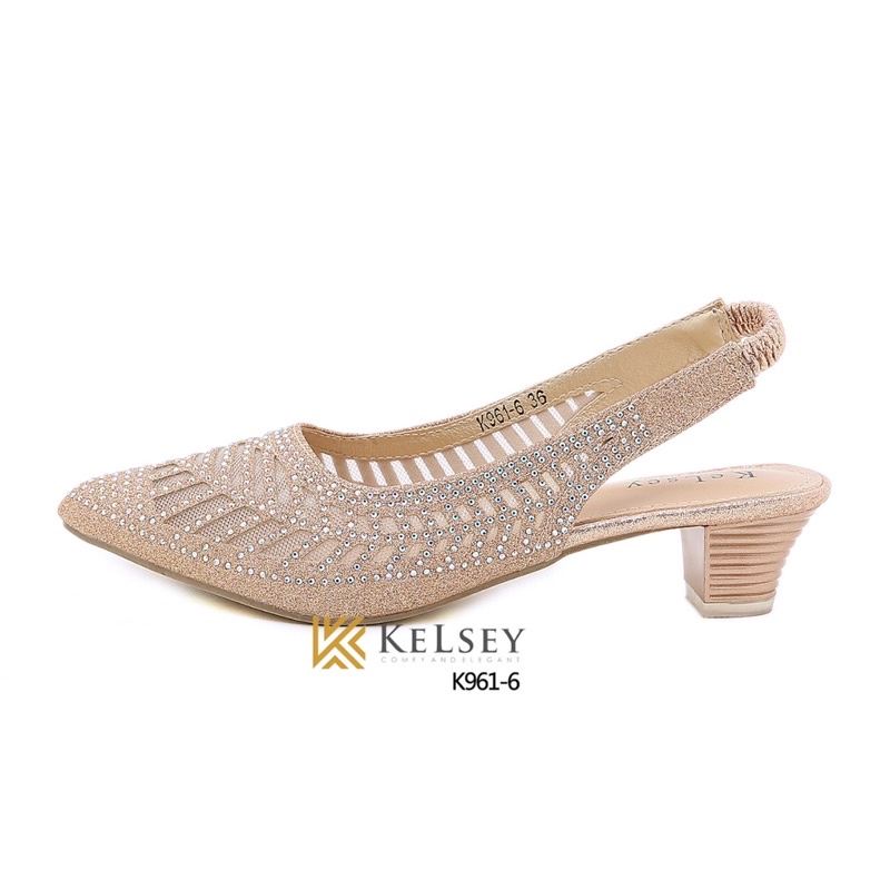 (GRATIS ALAS KAKI) Nicole Sandal Heels Wanita  Kelsey K961-6