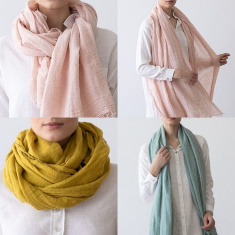 Pasmina Soft Linen Pashmina Halus Selendang Murah