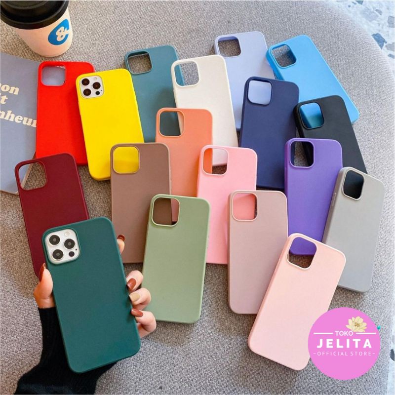 SOFTCASE CANDY CASE POLOS ALL TYPE HP OPPO REALME IPHONE SAMSUNG VIVO XIOMI