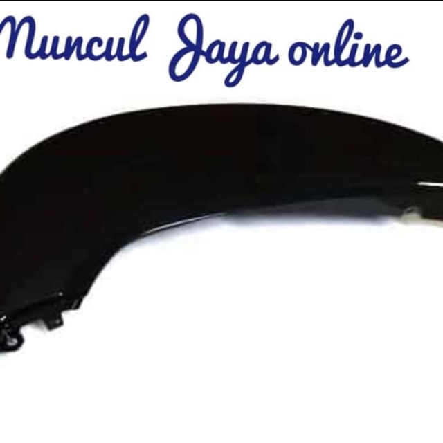 Cover body kiri New Scoopy Fi eSP hitam 2017 - sekarang 83600-K93-N00ZN