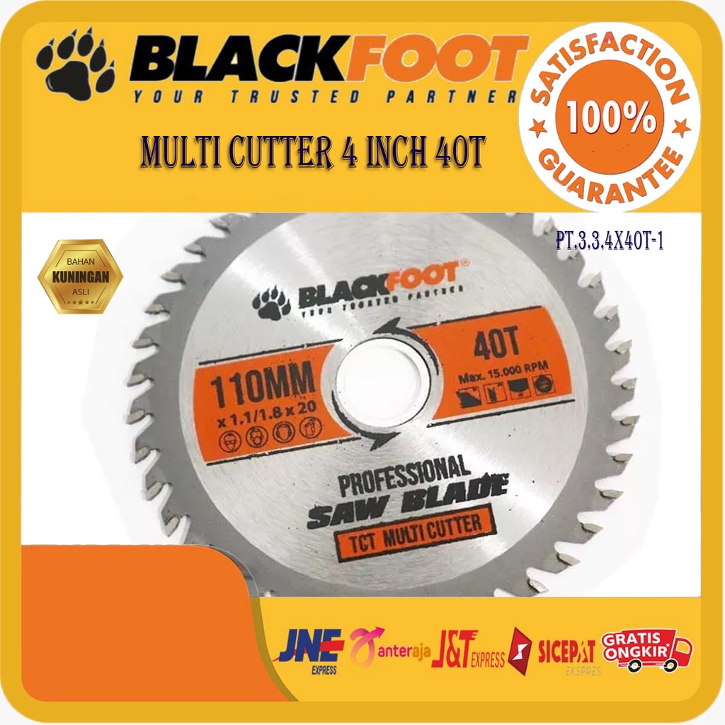 Multi Cutter Saw Blade 4 Inch 60T / Mata Sirkel Potong Kayu 4 Inch