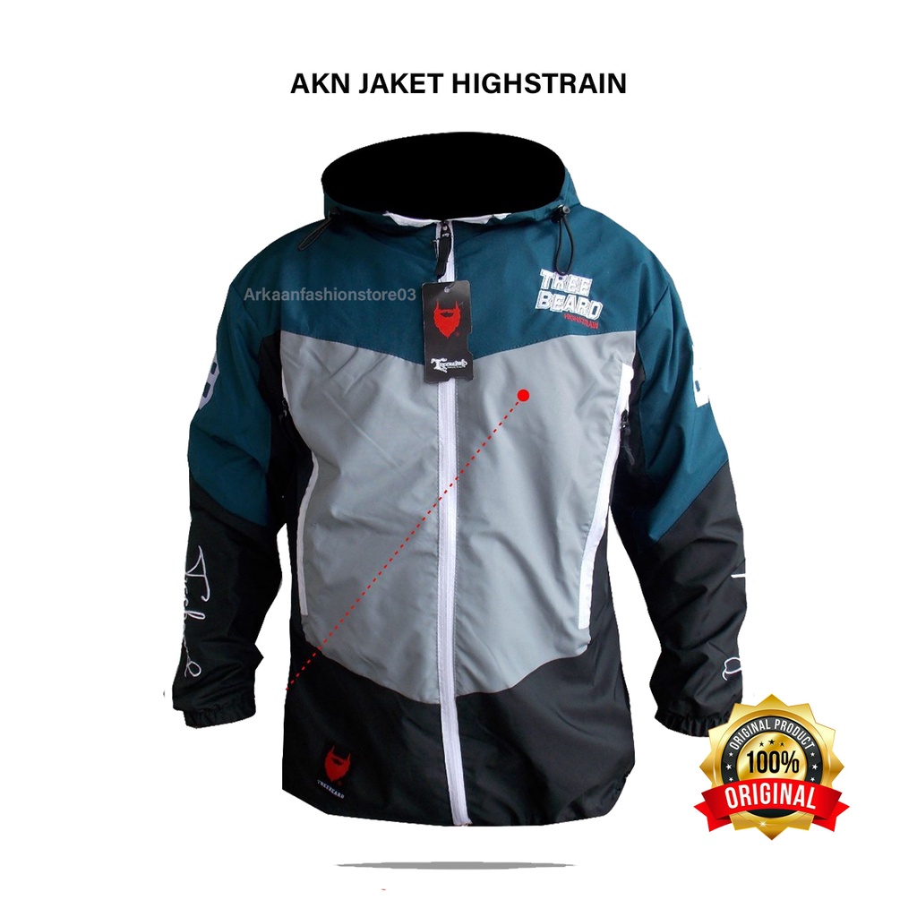 PALING BARU !! AKN JAKET HOODIE OUTDOR PRIA ANTI AIR / JACKET TASLAN PARASUT COWOK WATERPROOF NYAMAN ORIGINAL TREEBEARD