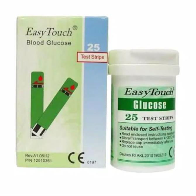 ( BISA COD ) Strip Gula darah Easy Touch /Strip Easy Touch Gula darah Blood Glucose TERPERCAYA [Kode
