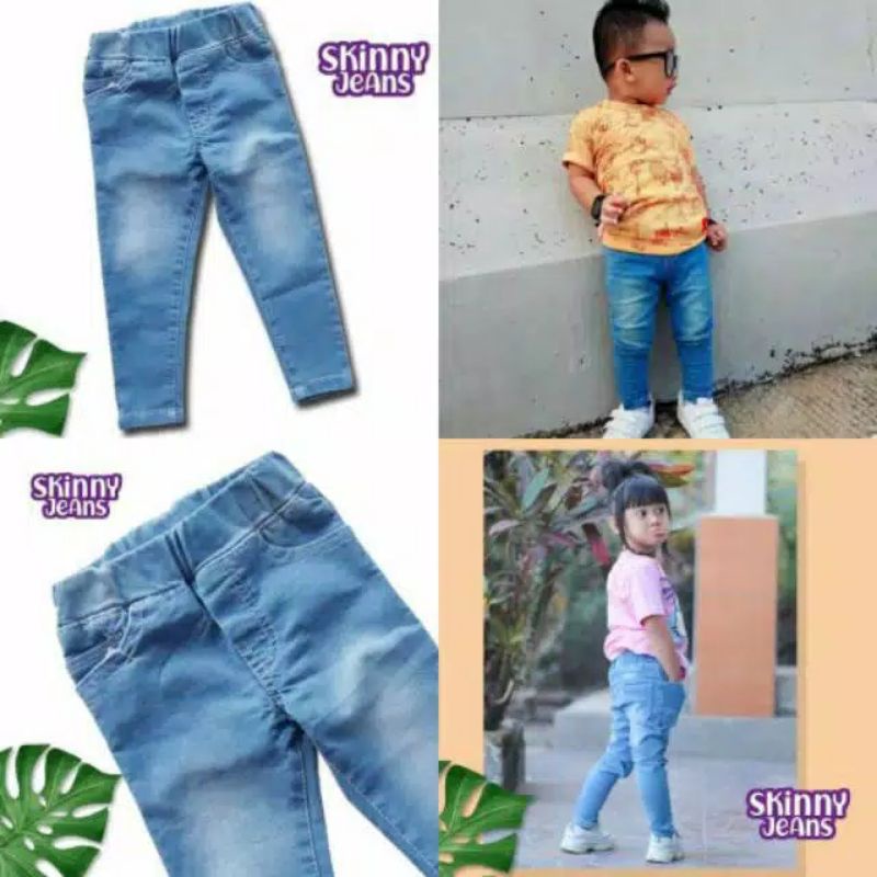 CELANA JEANS ANAK SKINNY 1-6 TAHUN