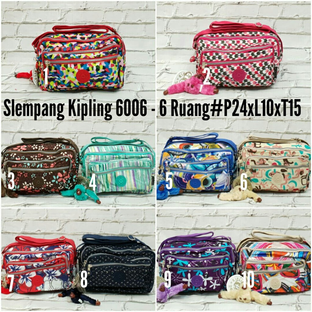 #TasWanita Cantik - Tas Kipling 6006 motif selempang