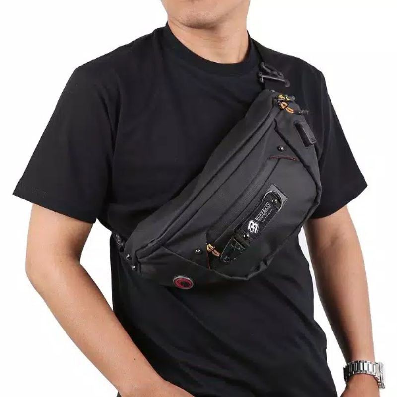 WaistBag Usb Buffback Wilson Premium Waterfroop Free Keychain