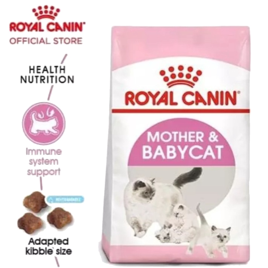 Royal Canin Mother &amp; Baby Cat Kemasan 400 Gram Royal Canin Makanan Kering Cocok Untuk Ibu Dan Anak Kucing Kemasan Fresh Pack