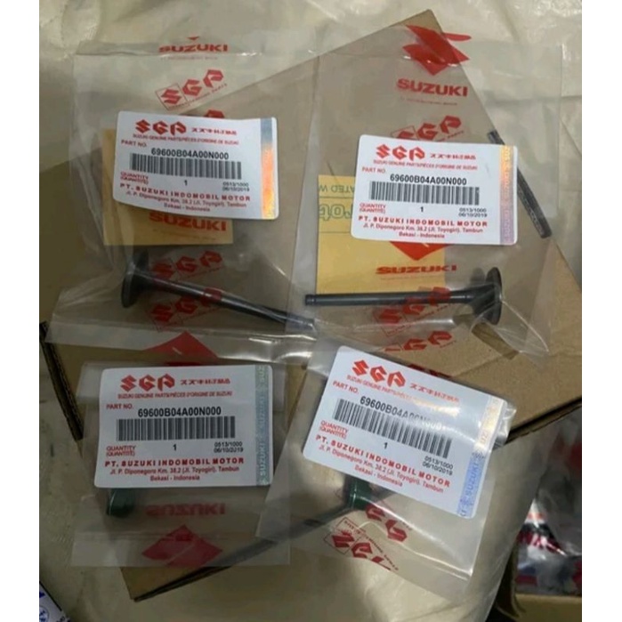 KlepSet Payung Klep Set IN EX Suzuki Spin Skywave Skydrive Hayate Original SGP Bonus Seal Sil Klep S