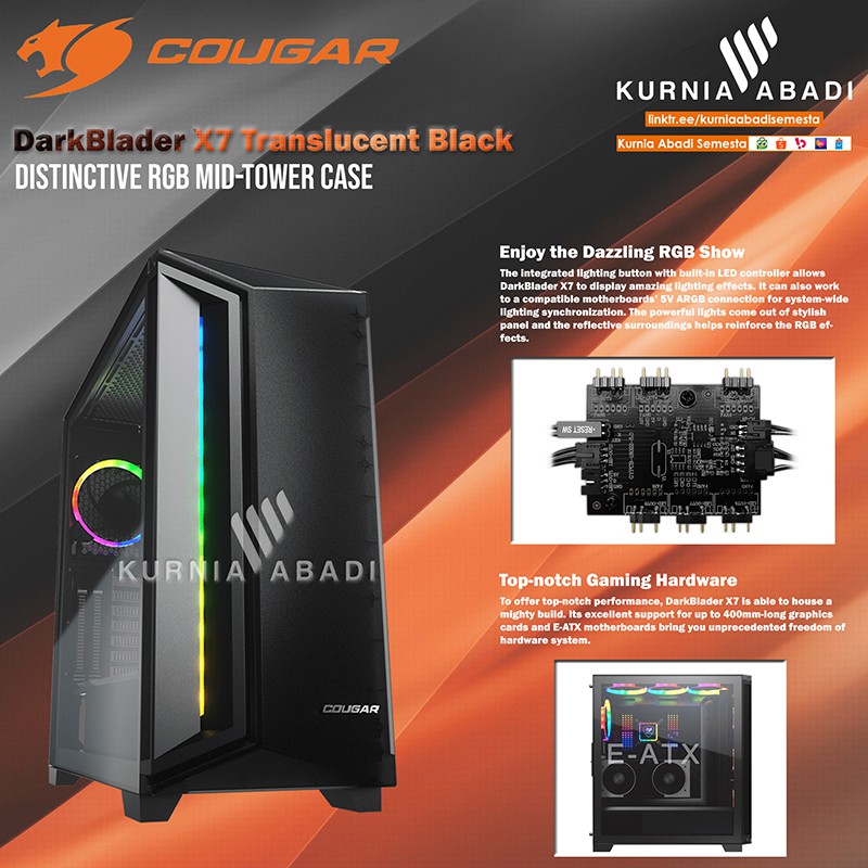 COUGAR GAMING CASE DarkBlader X7 Mid-Tower PC Case