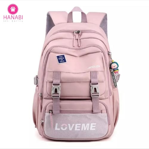 HANABI - Tas ransel sekolah LOVEME tas cewe remaja