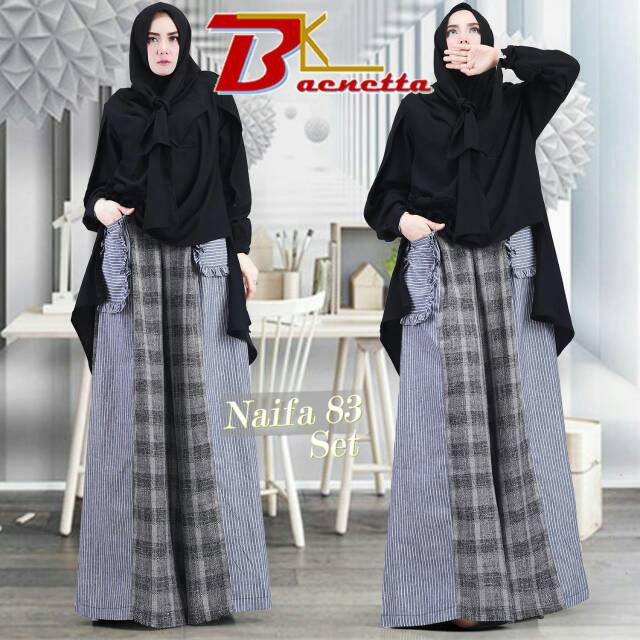 Kulot Set Hoodie 3in1 Naifa 83 Original by Baenetta